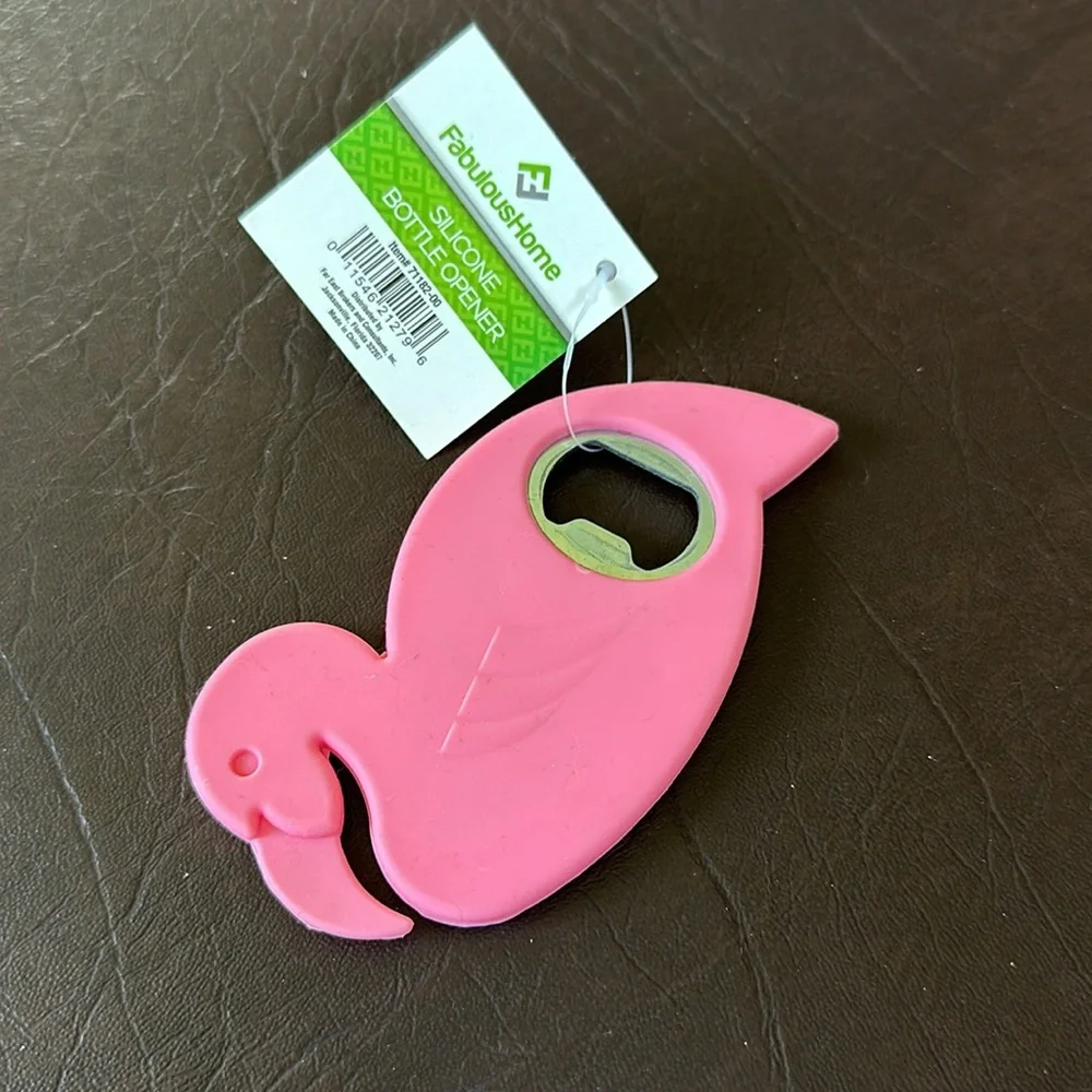 Fabulous Home Flamingo Silicone Bottle Opener 🦩
